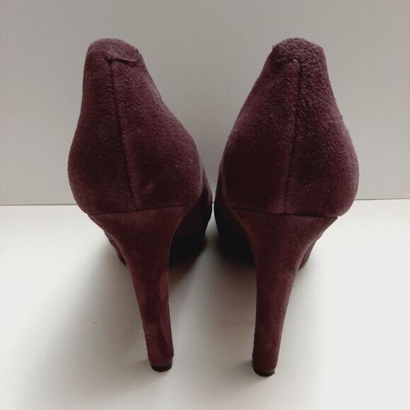 ROCKPORT Adiprene Platform Pumps High Heels Purple Suede Leather Sz 8.5 | Eur 39 - Picture 8 of 16
